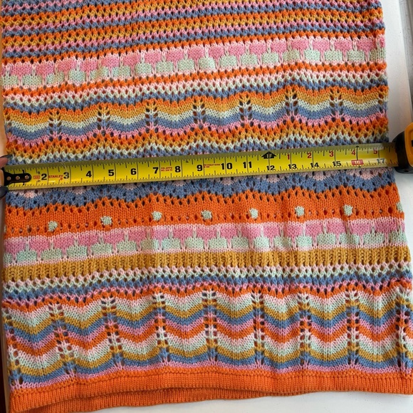 Colorful Acrylic Knit Dress - Picture 3 of 5